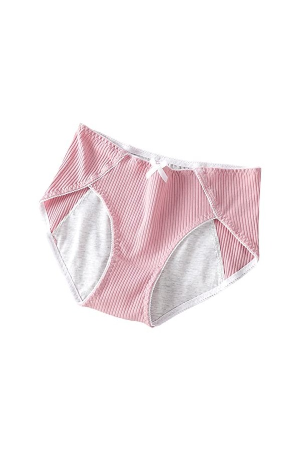 Culotte Femme sans Couture Menstruelles Panty Coton Respirant sous-Vêtements sans Couture Boxer Leakproof Chic Culotte Washab