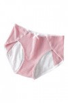 Culotte Femme sans Couture Menstruelles Panty Coton Respirant sous-Vêtements sans Couture Boxer Leakproof Chic Culotte Washab