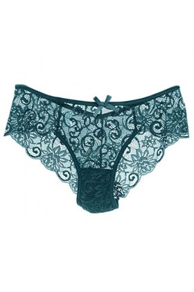 Lingerie Femme Sexy Ensemble Homme Sexy Hot y22k Femmes Sexy Culotte Dentelle Découpe Taille Creuse Ensemble Tennis Green, M