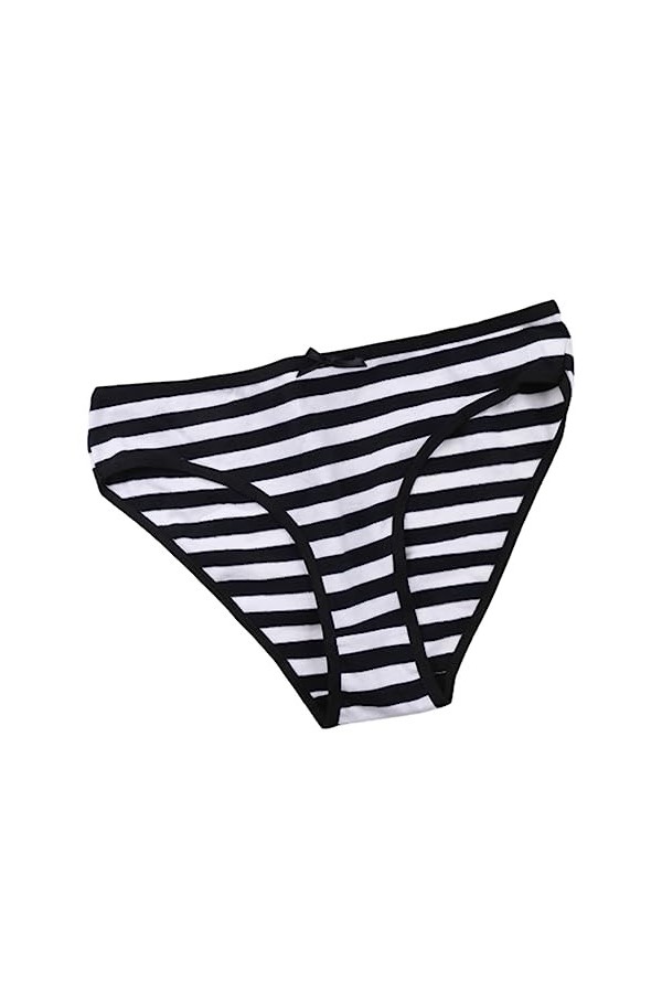 Slips pour Femme Couleur Unie Shorts Taille Haute Pantalons Triangle Stretch Culottes en Pur Coton et Soie Elegant Coupe Conf