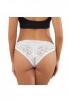 PANPANY Culottes pour Femme sous Vetements Dentelle sans Couture Taille Basse Multicolore Multipack Femme Panties Slips Confo