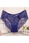 Lingerie Femme Sexy Ensemble Homme Sexy Hot y22k Femmes Sexy Culotte Dentelle Découpe Taille Creuse Ensemble Tennis Dark Blu