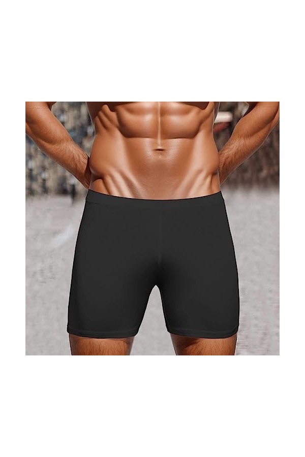 Beokeuioe Boxer pour homme - Sous-vêtements Trunks - Micro modal - Sous-vêtements avec poche - Boxer stretch respirant, A2 no