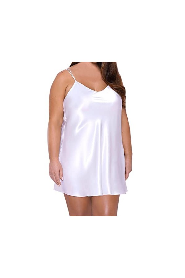 Générique Femmes Nighte Dress Plus Taille Lingerie Night Wear Sleepjupe sous-vêtements Bustier Rouge