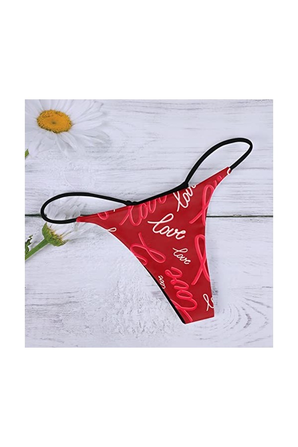 Lingerie Femme Sexy Ensemble Homme Sexy Hot y*2*k Culotte imprimée à la Mode pour Femmes Legging Rose Sexy Hot Pink, S 