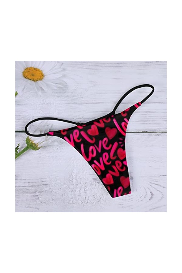 Lingerie Femme Sexy Ensemble Homme Sexy Hot y22k Culotte String Sexy Saint Valentin Culotte en Dentelle Taille Basse pour Fem