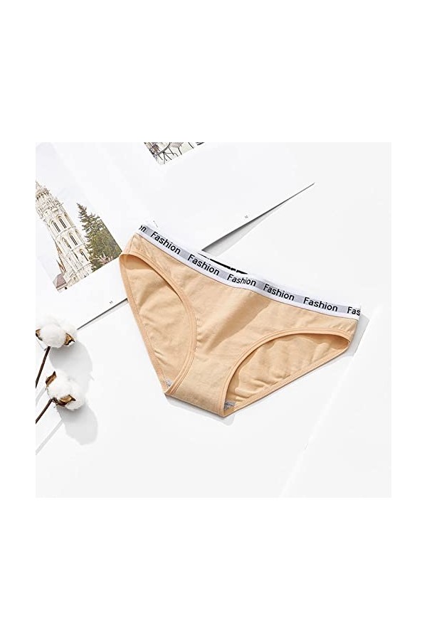 String Stretch Femme Culottes en Pur Coton et Soie Slips Couleur Unie Pantalons Triangle de Absorbante Menstruelle 2023 Nouve