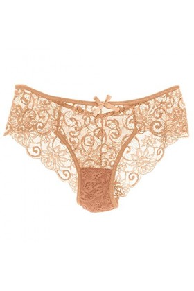 Lingerie Femme Sexy Ensemble Homme Sexy Hot y22k Femmes Sexy Culotte Dentelle Découpe Taille Creuse Ensemble Tennis Beige, S