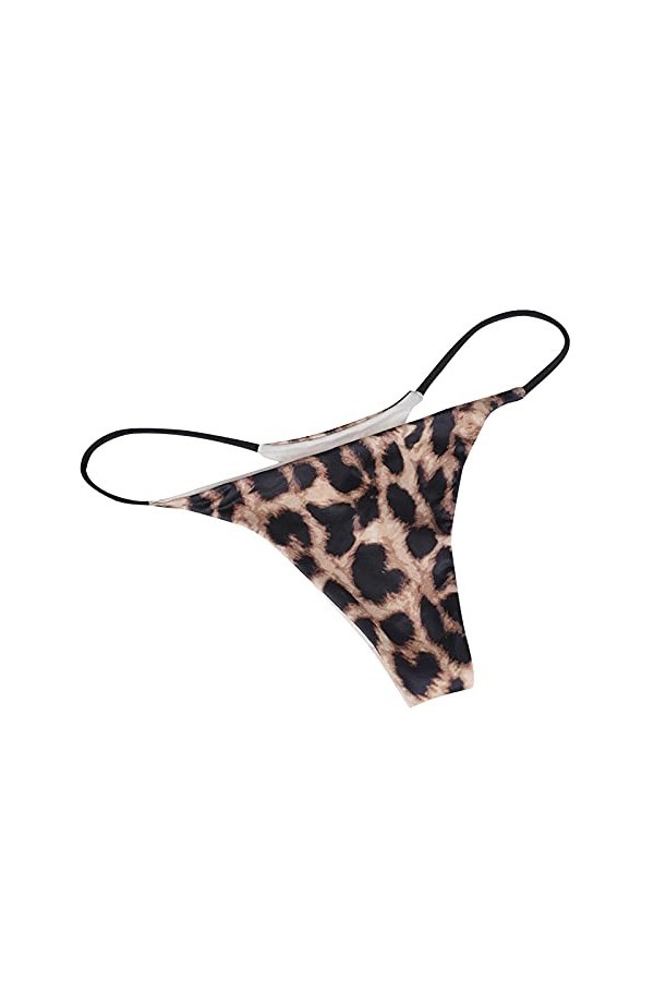 Lingerie Femme Sexy Ensemble Homme Sexy Hot y20k Slips de Confort Sexy Femmes Doux T-Back T-Back Faible Hauteur G-String Culo