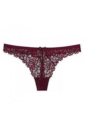 ADMAY Lingerie Femme Sexy Ensemble Homme Sexy Hot y29k Bowknot Sexy Thong Lace Briefs Couleur Taille Basse Culotte Femme Soli