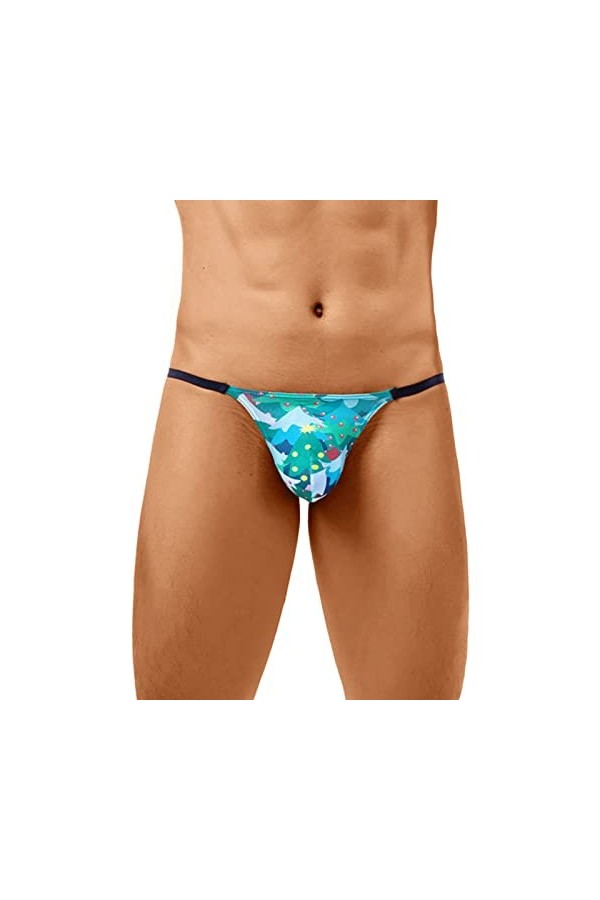 Boxer Ouvert pour homme - Sous-vêtements sexy - Couleur unie - Hipster - Microfibre - Coton - Rétro - Trunks Exotiques G-Stri