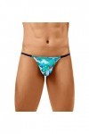 Boxer Ouvert pour homme - Sous-vêtements sexy - Couleur unie - Hipster - Microfibre - Coton - Rétro - Trunks Exotiques G-Stri