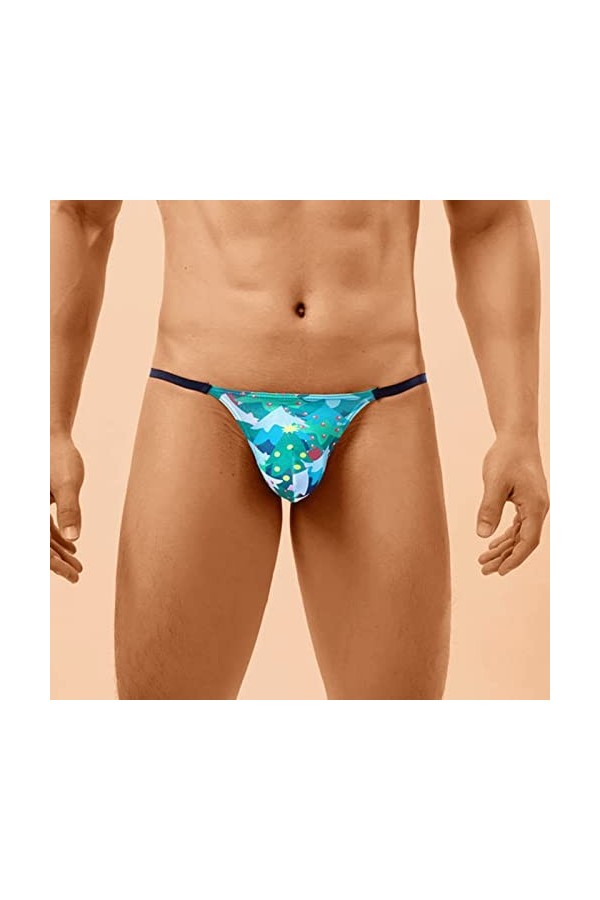 Boxer Ouvert pour homme - Sous-vêtements sexy - Couleur unie - Hipster - Microfibre - Coton - Rétro - Trunks Exotiques G-Stri