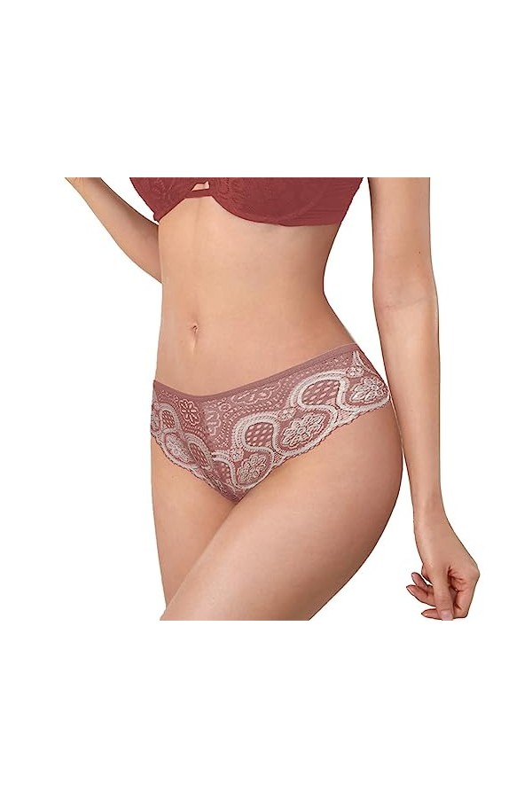 Lingerie Femme Sexy Ensemble Homme Sexy Hot y*2k sous-vêtements en Dentelle pour Femmes Coton Bikini Culotte Doux Hipster Cul