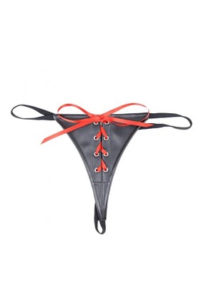 LDZYXY Culottes Sexy Bretelles sous - vêtements Femmes Culottes Cuir Super Sexy