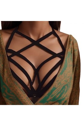 Lingerie Femme Sexy Ensemble Homme Sexy Hot y26k Cage Strappy Top Halter Bra Hollow Out Bandage Femmes élastique Bra Sexy Bus
