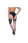 Générique Lingerie Sexy pour Femme Sexy bas femmes dentelle filet de poisson transparent bas de filet sexy collants noirs bas
