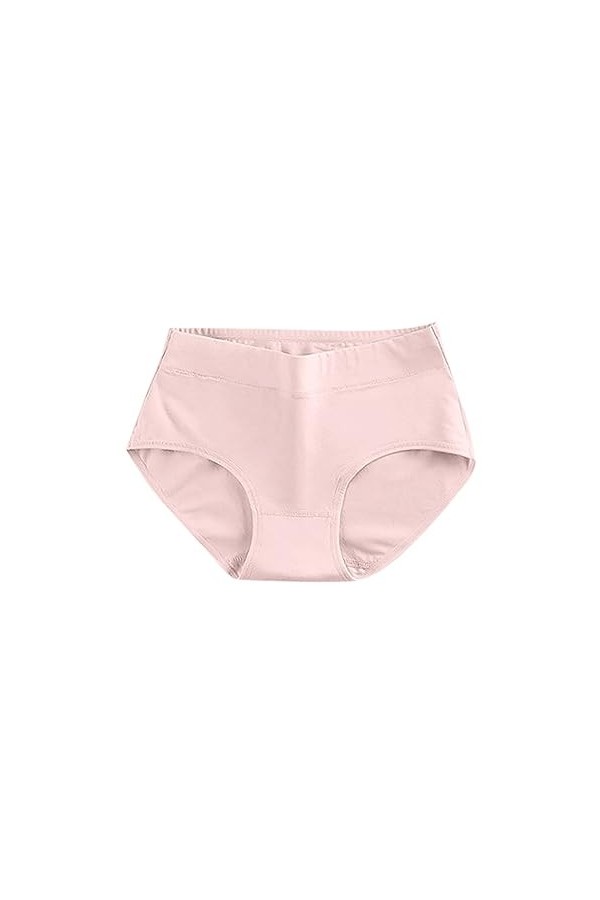 Slips Femme Taille Haute String Elasticité Pantalons Triangle Stretch Culottes en Pur Coton et Soie Short de Bain en Coton So