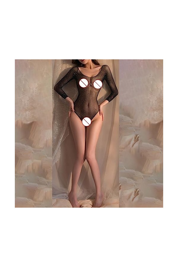 VRTUR Lingerie sexy en résille, vêtements, fichiers ouverts, lait maternel, pas de costume de découverte, transparent, sexy, 