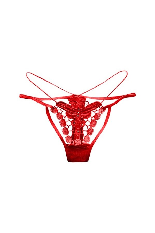 Lingerie Femme Sexy Ensemble Homme Sexy Hot y27k Culotte Taille Basse en Maille pour Femme Qui Remonte RD1, One Size 