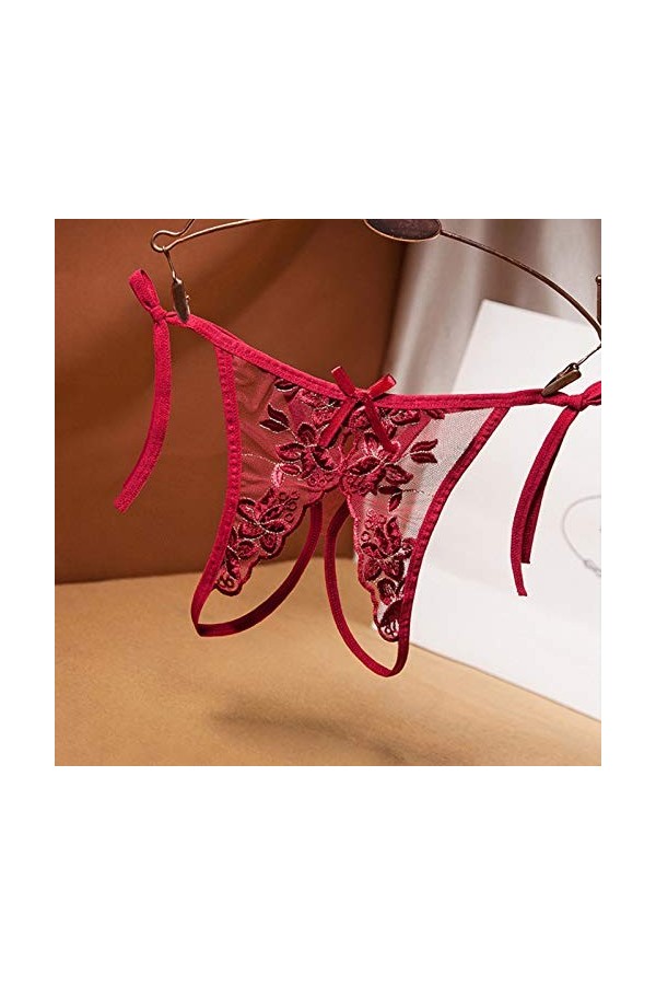 Lingerie Femme Sexy Ensemble Homme Sexy Hot y.2k Bandage sous-vêtements Dentelle Broderie Femmes Underpant Bikini Sexy Sexe T