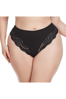 Générique Femmes Dentelle Sexy Culottes pour Femmes Filles Culotte Haute Gainante String Traceless Robe Décontracté Dentelle 