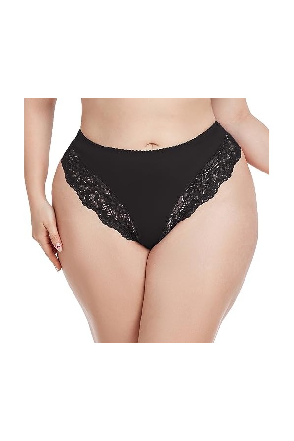 Générique Femmes Dentelle Sexy Culottes pour Femmes Filles Culotte Haute Gainante String Traceless Robe Décontracté Dentelle 