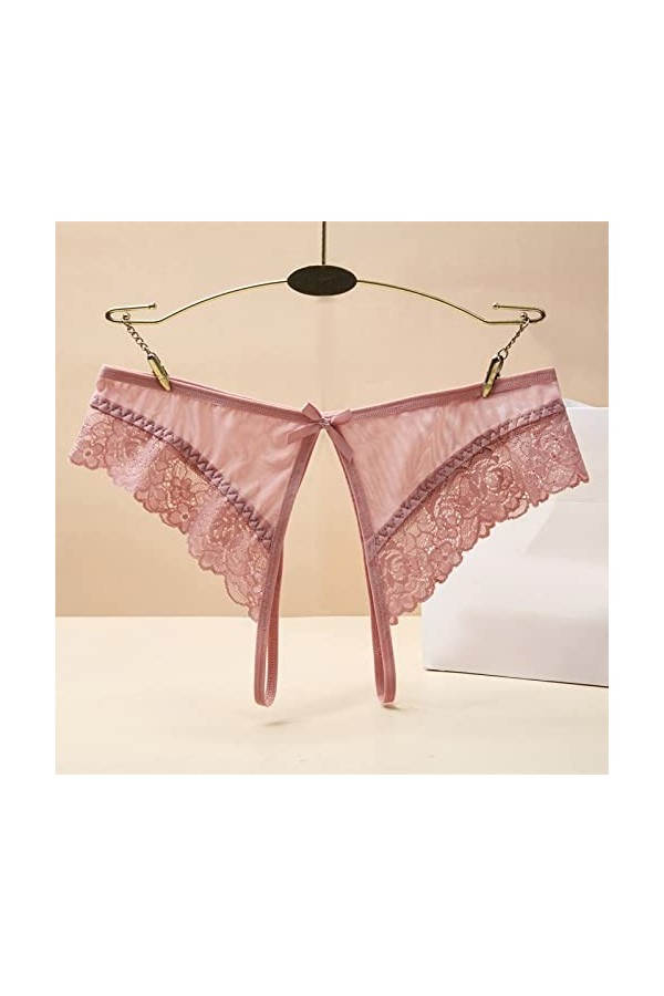 Lingerie Femme Sexy Ensemble Homme Sexy Hot y22k Femmes Sexy Dentelle Slips évider Culotte Crochet à Lacets Culotte Tongs G S