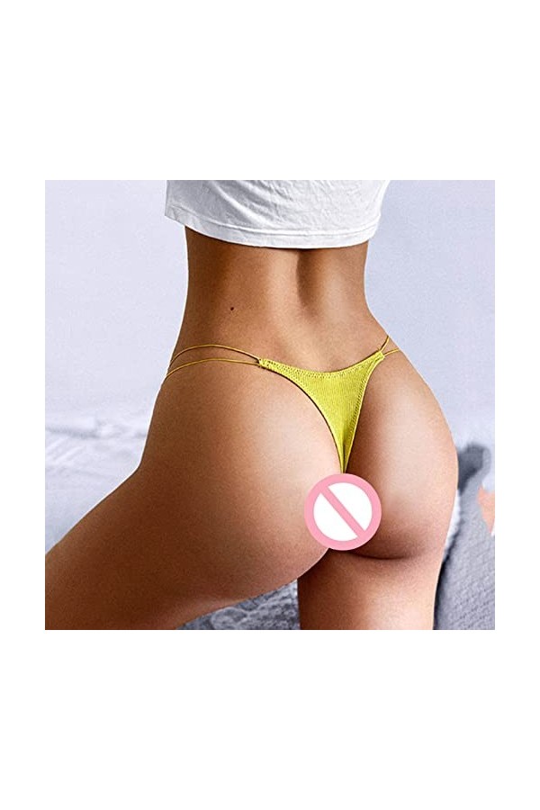 Lingerie Femme Sexy Ensemble Homme Sexy Hot y21k Femmes sous-vêtements Solides V String Thong Culotte Lingerie Ensemble Hiver