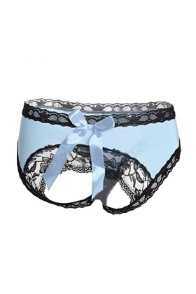 Lingerie Femme Sexy Ensemble Homme Sexy Hot y2*k Femmes Taille Basse séduisante Fesses Ouvertes Creux Respirant Sexy nœud sou