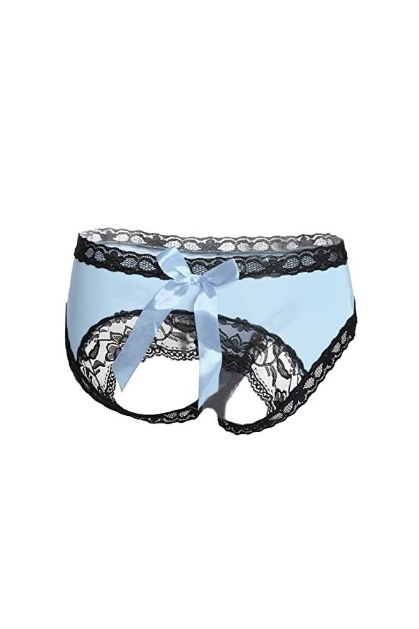 Lingerie Femme Sexy Ensemble Homme Sexy Hot y2*k Femmes Taille Basse séduisante Fesses Ouvertes Creux Respirant Sexy nœud sou