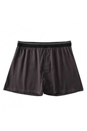 Boxer rétro pour homme - Respirant - Sexy - Pour homme, B gris foncé., XL