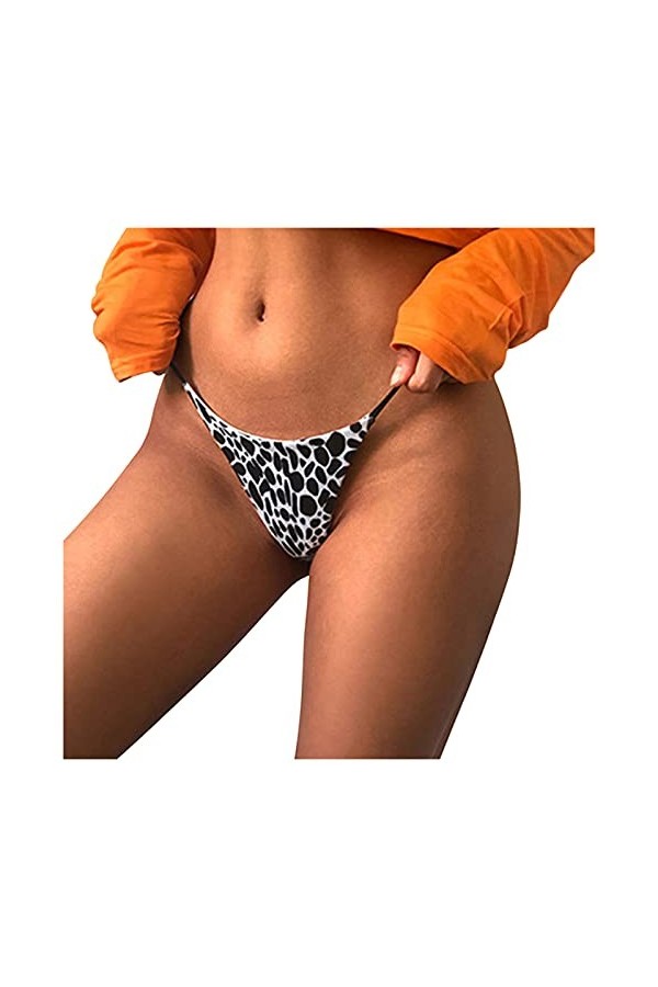 Lingerie Femme Sexy Ensemble Homme Sexy Hot y20k Slips de Confort Sexy Femmes Doux T-Back T-Back Faible Hauteur G-String Culo