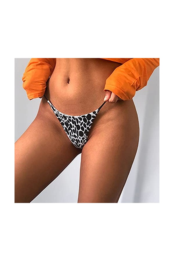 Lingerie Femme Sexy Ensemble Homme Sexy Hot y20k Slips de Confort Sexy Femmes Doux T-Back T-Back Faible Hauteur G-String Culo