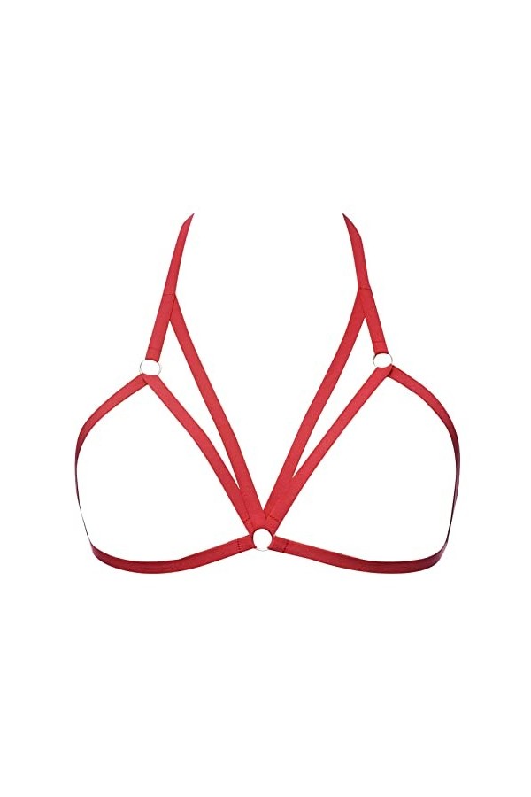 Lingerie Femme Sexy Ensemble Homme Sexy Hot y26k Femmes Sexy à Lacets Soutien-Gorge Noir découpe réglable Lingerie Soutien-Go