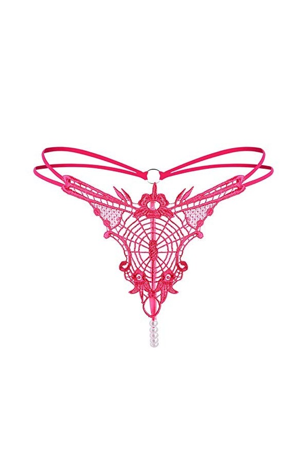 MKIUHNJ Sous-poitrine à lacets pour femme Lady Thong Sexy Culotte Thong Dentelle Pantalons Femme Sous-vêtements Bizarre Linge