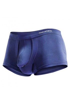 Slip pour homme - Sous-vêtements de sport - Slip stretch - Culotte éléphant - Pour homme - Sexy - Jouet sexuel, bleu, L