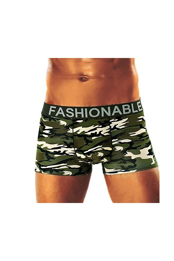 Sous-vêtements pour homme - Sous-vêtements pour homme - Boxer - Personnalité - Super doux - Respirant - Sous-vêtements pour h