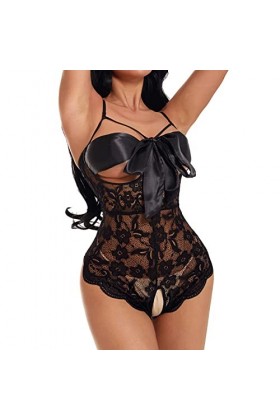Kwatieh Saint-Valentine Tenue Sexy Femme Coquine Hot - Femme Bustier Sexy Clubwear Cosplay Hot String Femme VêTements De Nuit
