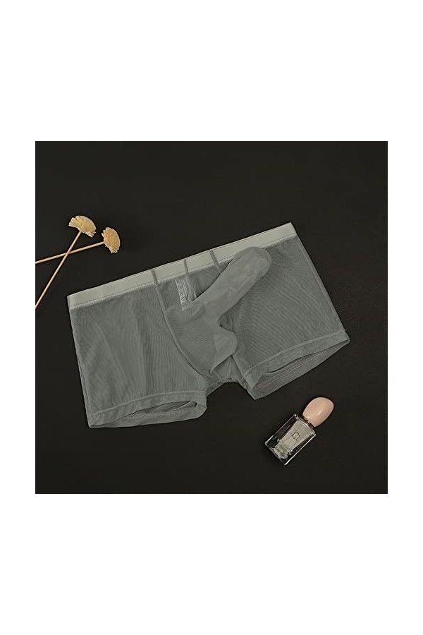 Lingerie Sexy Femme Coquine Hot Grande Taille sous-vêtements pour Hommes Maille Ultra-Mince sous-vêtements Respirants Nez dé