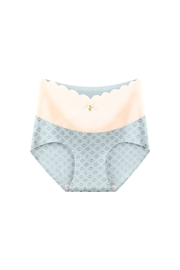 LULER Femmes Taille Haute Et Ventre Sexy Et Soulevez Les Fesses Pure Culotte Courte Lingerie Dames Sexy Rouge Sous-Vêtements,