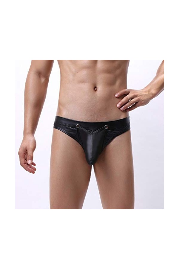 Boxer pour homme - Sous-vêtements doux - Slip de bain pour homme - Lingerie sexy - Bikini sexy - String, Z Jsjm0904_3-schwarz