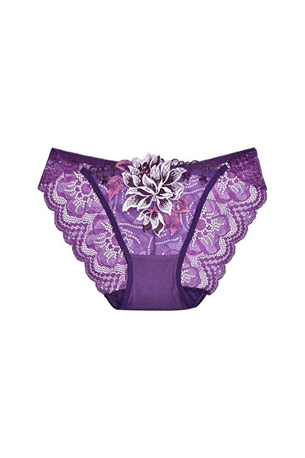 Lingerie Femme Sexy Ensemble Homme Sexy Hot y20.k Culotte Triangle Sexy en Dentelle Taille Basse pour Femmes avec Anneau en m