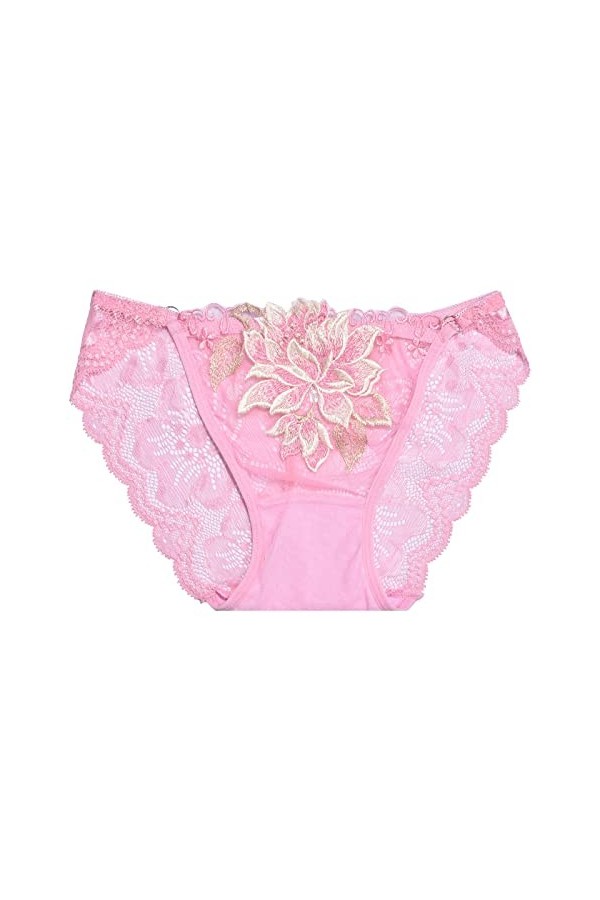 Lingerie Femme Sexy Ensemble Homme Sexy Hot y2*k Culotte Triangle Sexy en Dentelle Taille Basse pour Femmes avec Anneau en mé