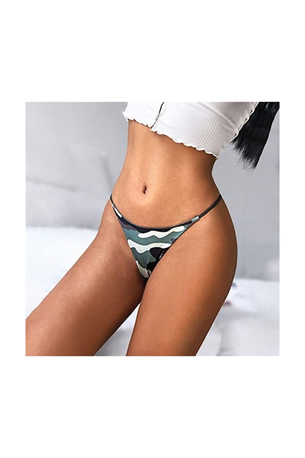 Lingerie Femme Sexy Ensemble Homme Sexy Hot y23k Bas Gratte-Ciel Sexy Douce Culotte G-String Femmes imprimé T-Back Confort Sl