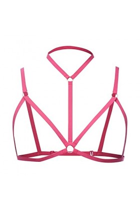 Lingerie Femme Sexy Ensemble Homme Sexy Hot y23k Femmes Sexy à Lacets Soutien-Gorge Noir découpe réglable Lingerie Soutien-Go