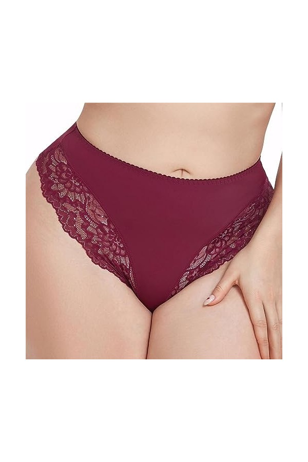 Générique Femmes Dentelle Sexy Culottes pour Femmes Filles Culotte Haute Gainante String Traceless Robe Décontracté Dentelle 