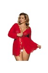 N/X Pyjama Sexy Plus La Taille Emballage Haut De Gamme Dentelle Garniture Robe Lingerie Vêtements Sexy Femmes Nuisette Sexy N