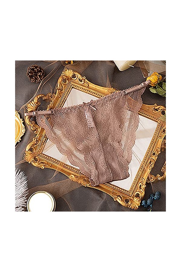 Gelb&Schwarz Corset Sexy sous-vêtements Sexy en Dentelle pour Femmes avec des Slips de Lingerie de Minuit Mignons Sexy Linger