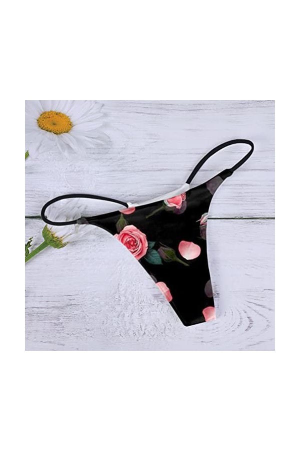 Lingerie Femme Sexy Ensemble Homme Sexy Hot y25k pour Femme Confort Taille Basse Douce T Back G String Culotte Legging Chaud 